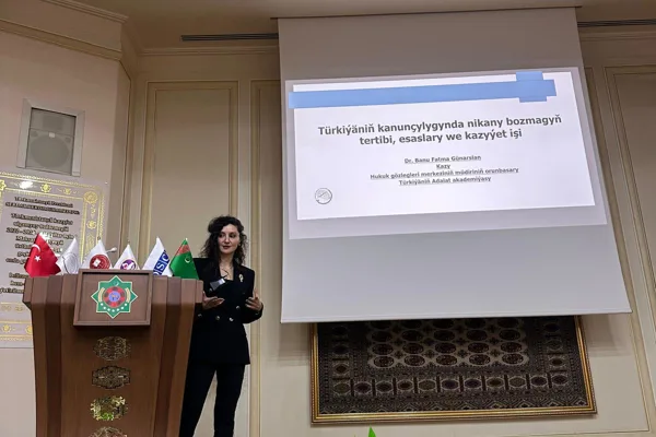 Türkmenistan Yüksek Mahkemesi Bünyesinde Uzmanlaşmış Aile Mahkemesi Sisteminin Geliştirilmesine Yönelik Eğitim Programına Katılım Sağlanmıştır. (5)